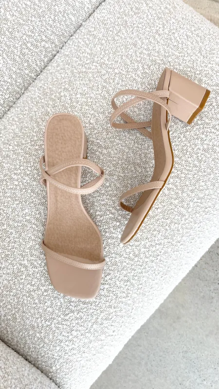Balton Mule Heels - Nude sold by Billy J