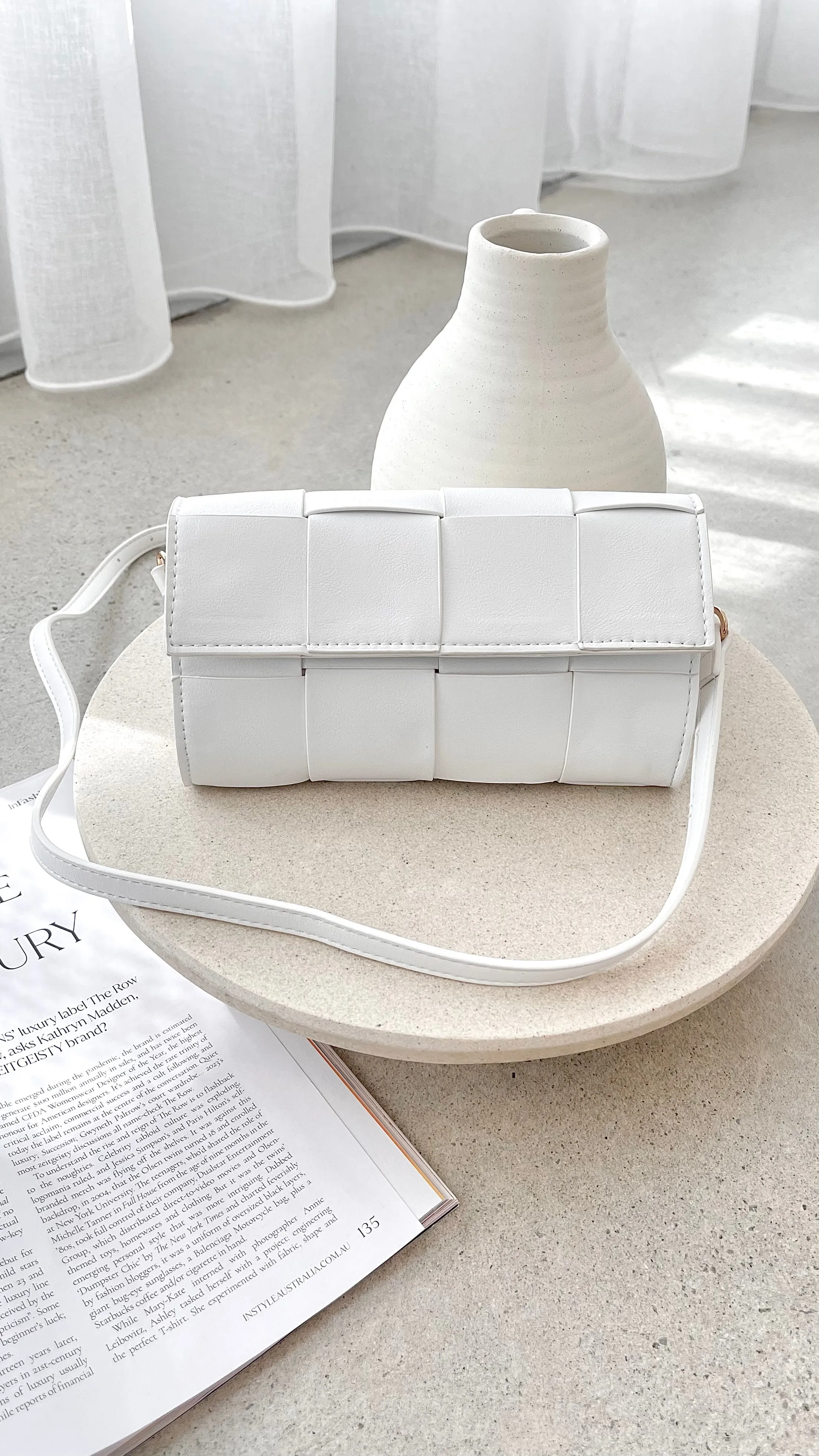 Brit Crossbody Bag - White sold by Billy J product image thumbnail 4