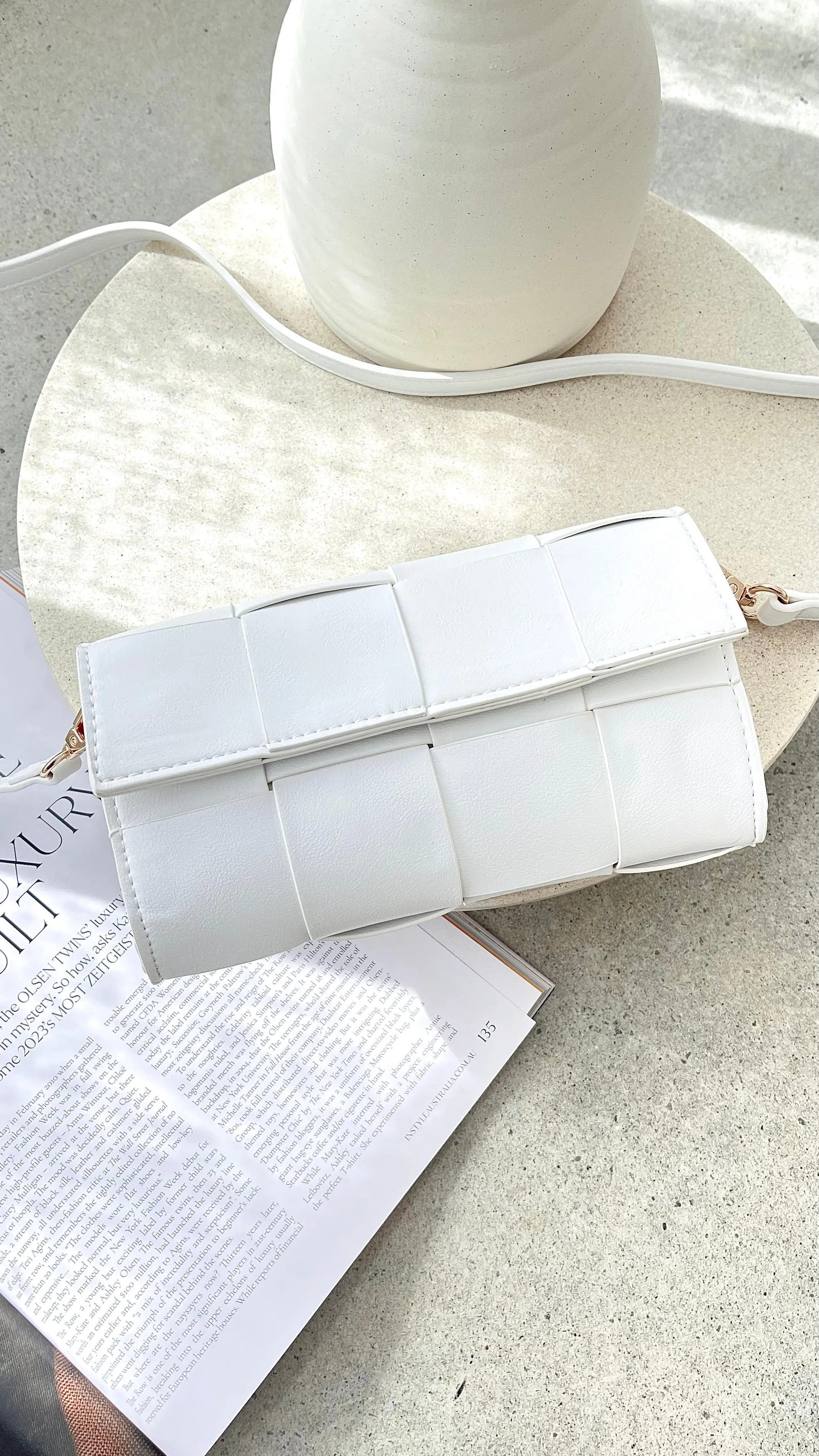 Brit Crossbody Bag - White sold by Billy J product image thumbnail 5