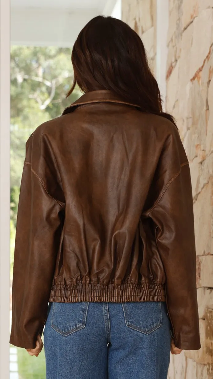 Jasper Jacket - Brown sold by Billy J product image thumbnail 3