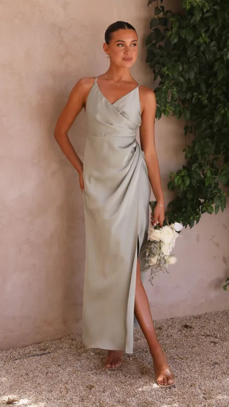 Faith Maxi Dress - Olive sold by Billy J