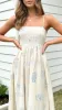 Yair Maxi Dress - Blue / Beige Ciao Bella sold by Billy J