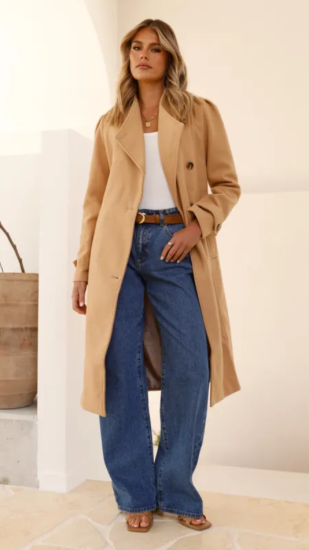 Xenos Coat - Camel sold by Billy J