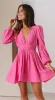 Charlotte Mini Dress - Pink sold by Billy J