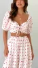 Jasmine Crop Top - Sweetheart Print sold by Billy J