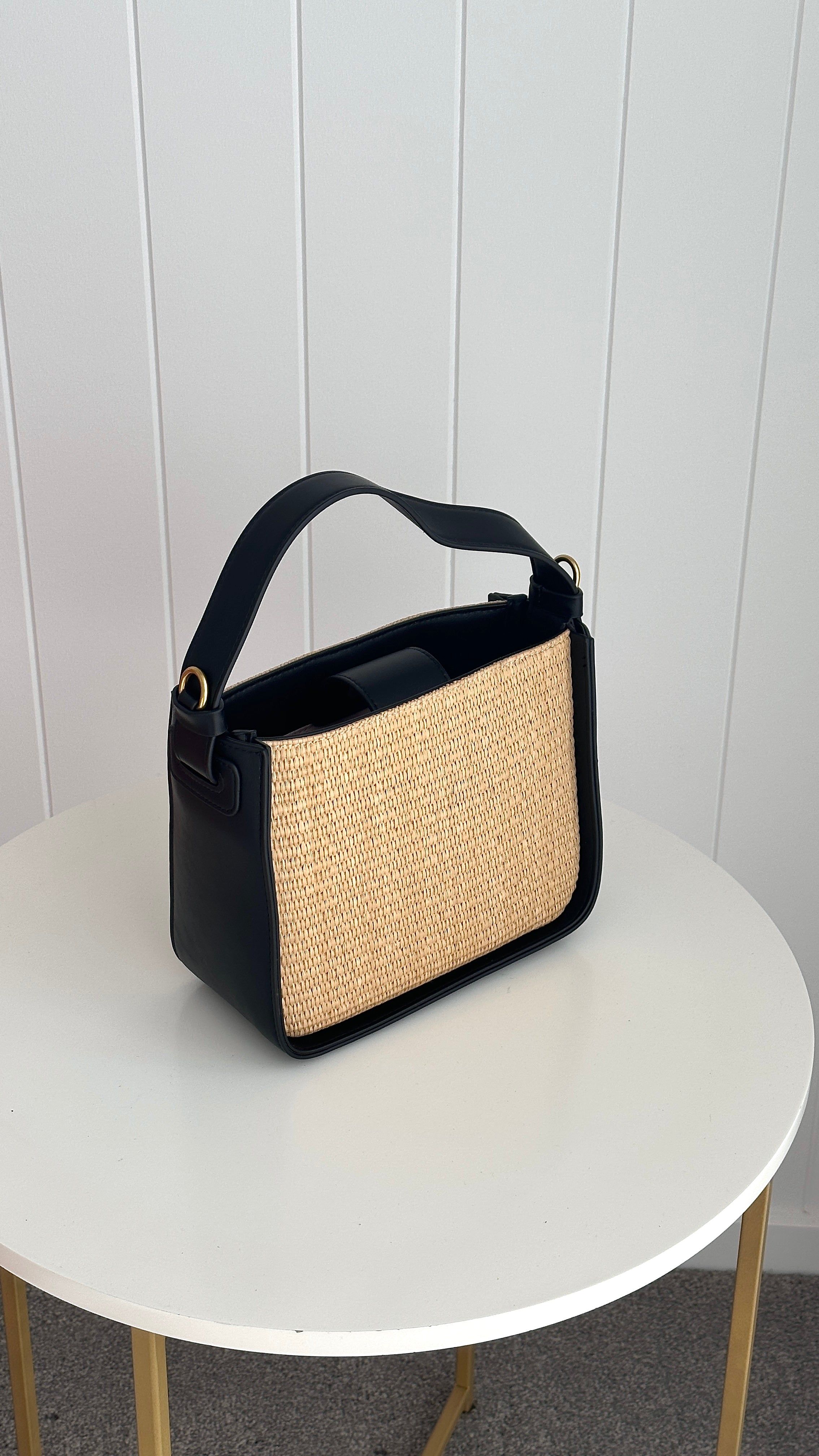 Lilaia Bag - Black / Natural sold by Billy J