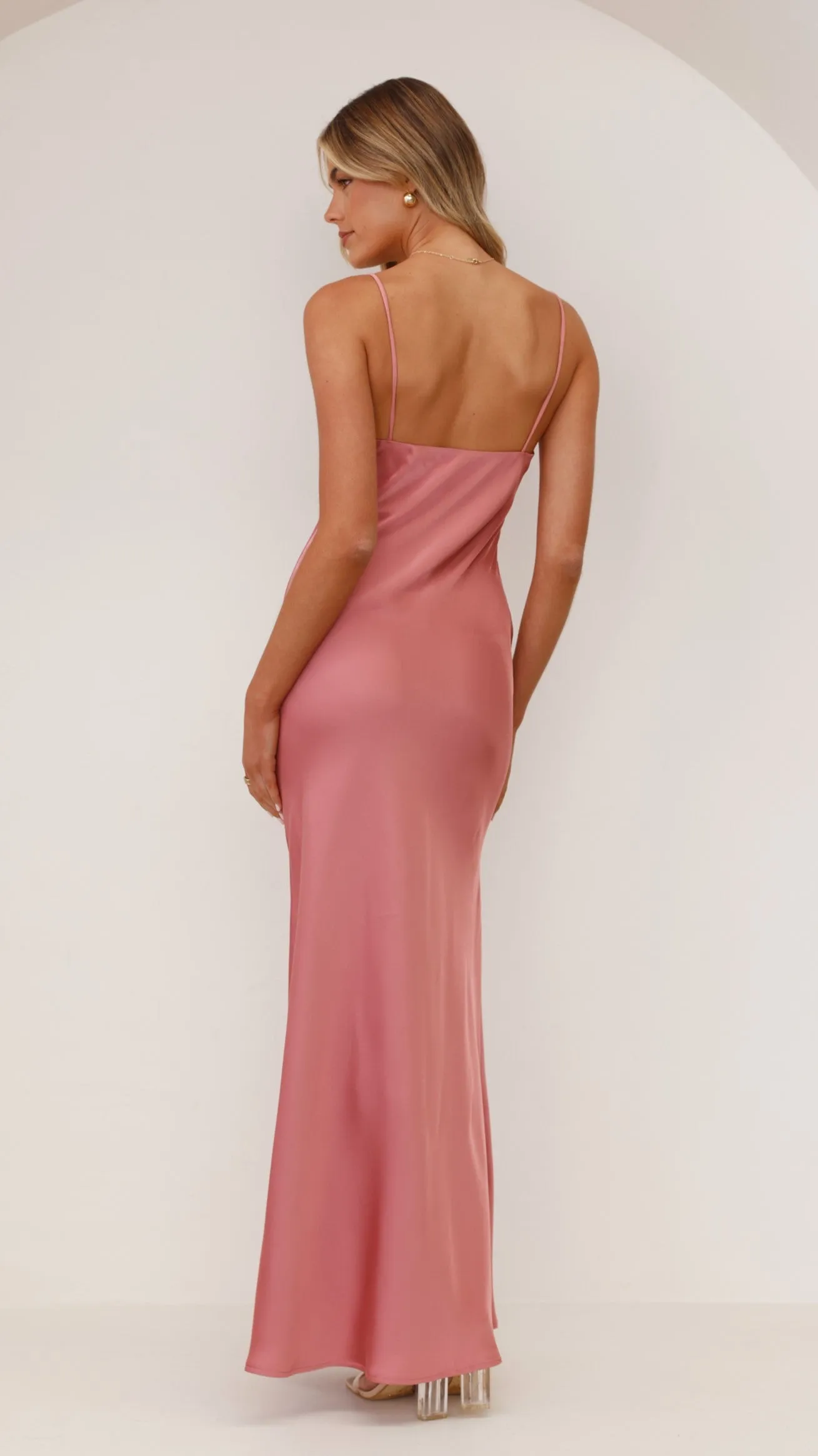 Ziah Maxi Dress - Baked Rose sold by Billy J product image thumbnail 3