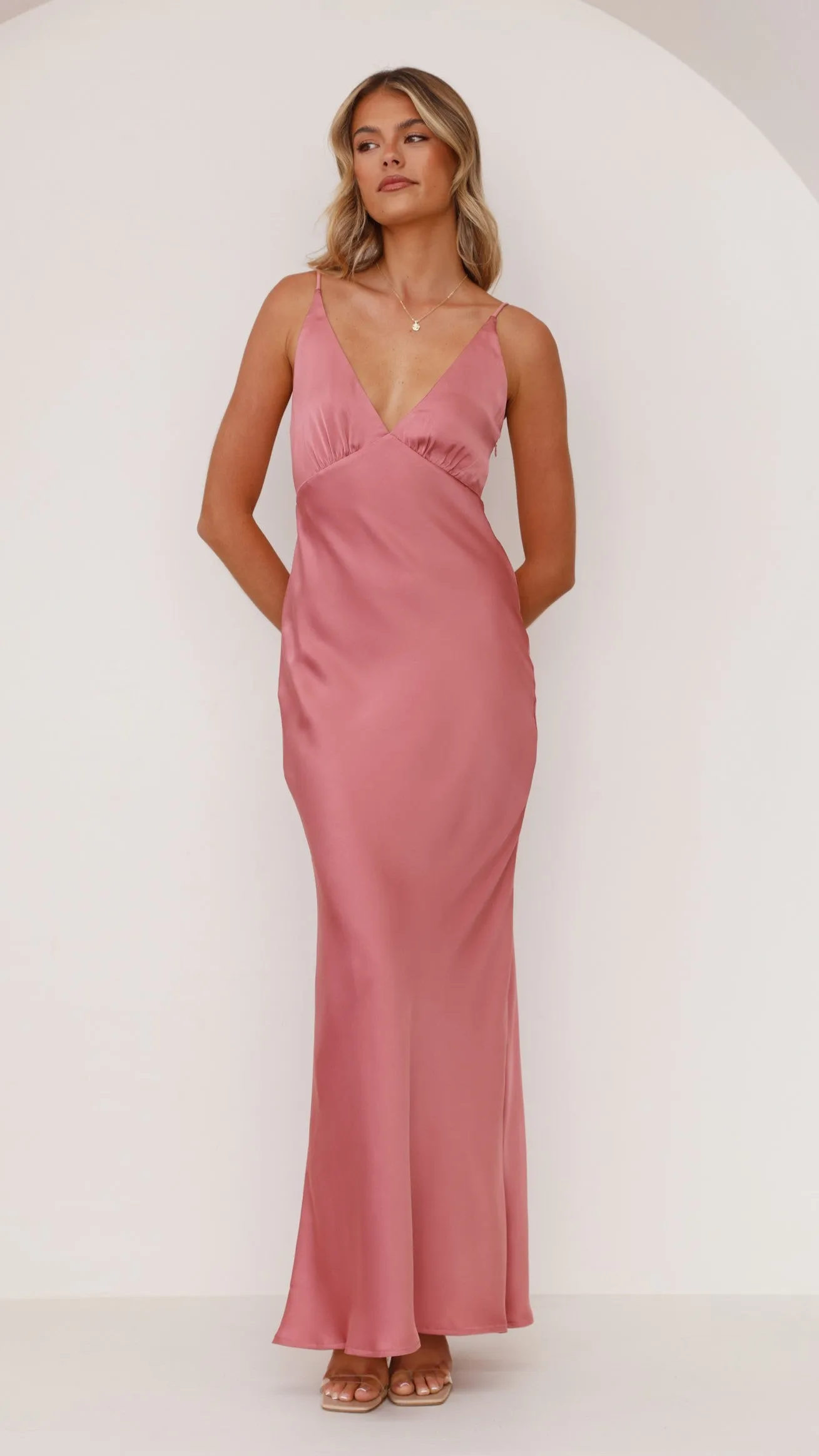 Ziah Maxi Dress - Baked Rose sold by Billy J