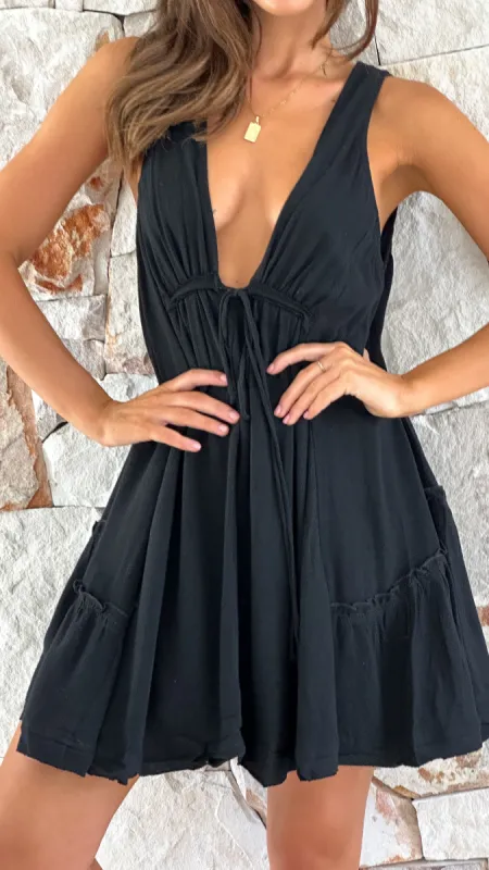 Matillda Mini Dress - Black sold by Billy J