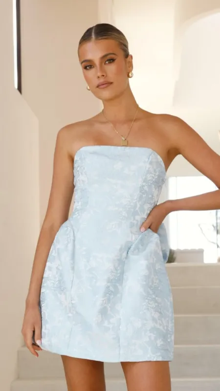 Vandana Mini Dress - Blue sold by Billy J