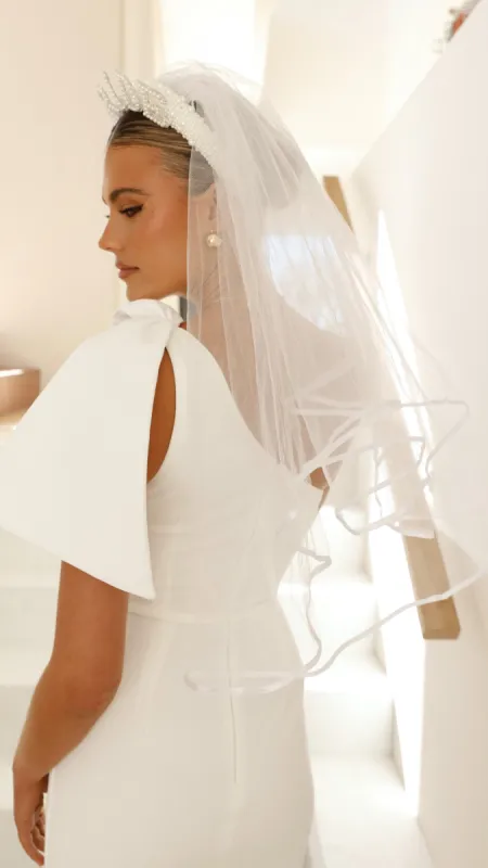 Bride To Be Veil - White sold by Billy J