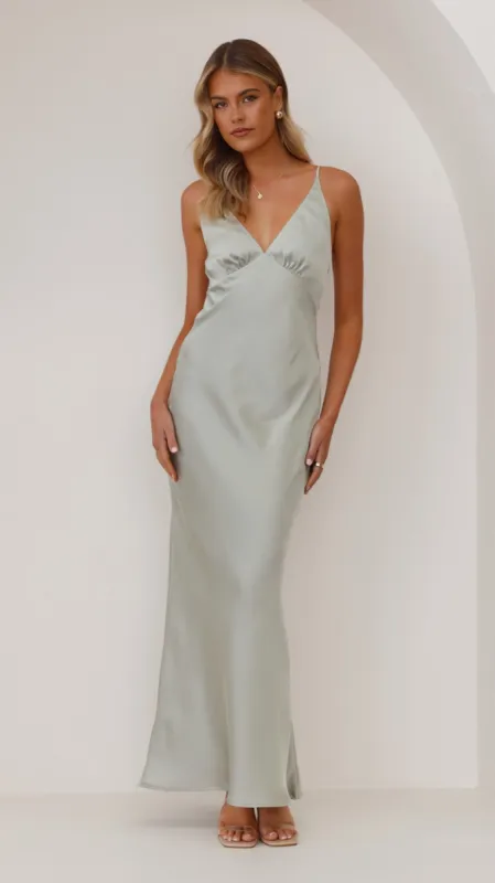 Ziah Maxi Dress - Olive sold by Billy J