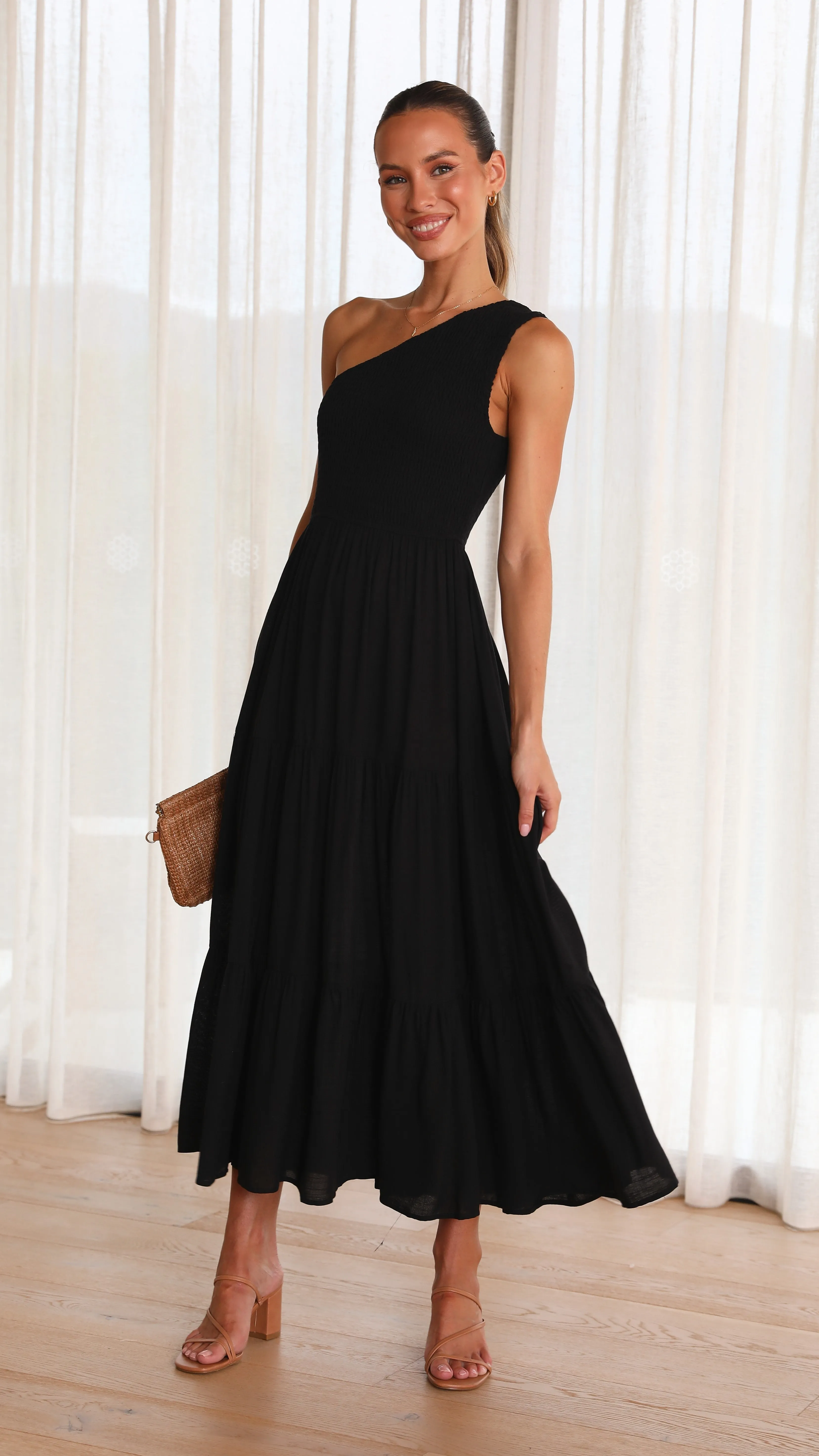 Cassy Midi Dress - Black sold by Billy J product image thumbnail 4