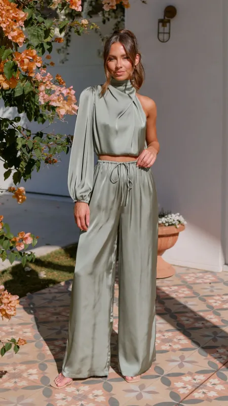 Zuri Pants - Green sold by Billy J