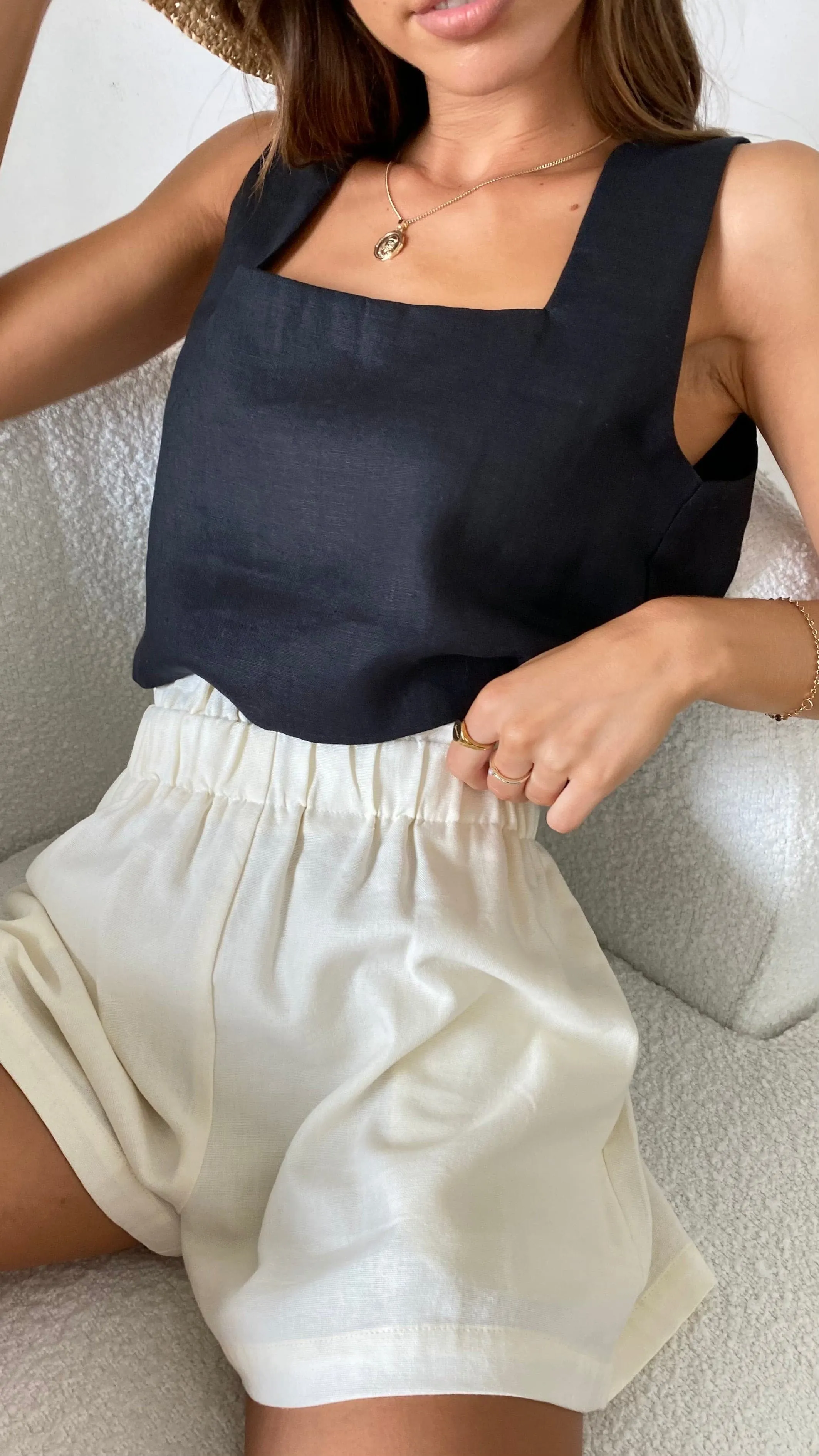 Tillie Crop Top - Black sold by Billy J product image thumbnail 2