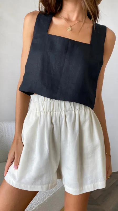 Tillie Crop Top - Black sold by Billy J