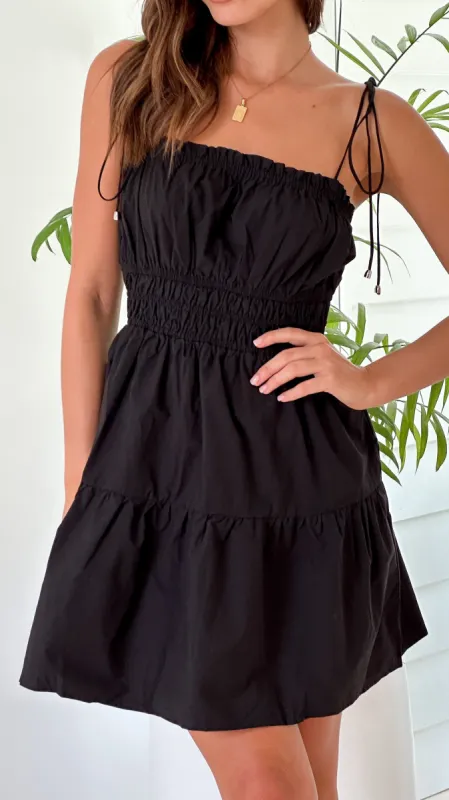 Cely Mini Dress - Black sold by Billy J