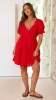 Milly Mini Dress - Red sold by Billy J