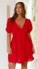 Milly Mini Dress - Red sold by Billy J