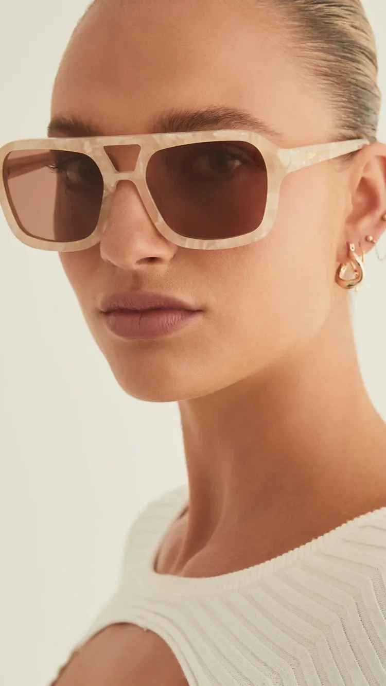 The Lais Sunglasses - Pearl Tortoise Caramel sold by Billy J