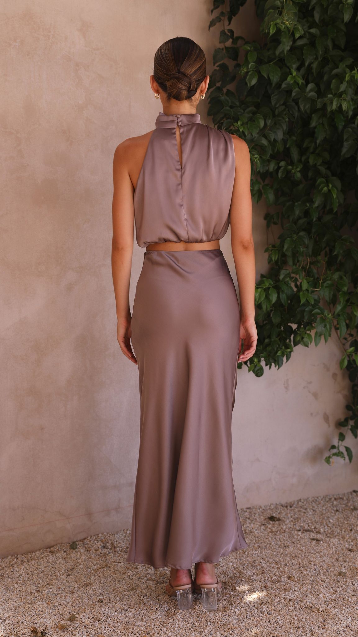 Esther Maxi Skirt - Mushroom sold by Billy J product image thumbnail 2