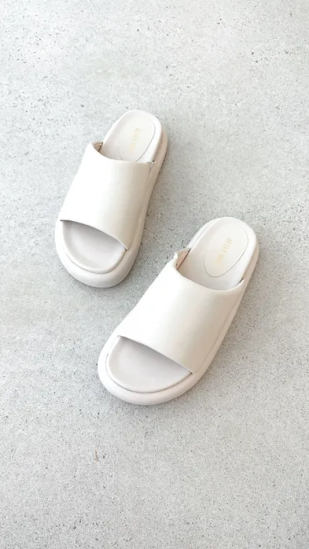 Thea Slide - Bone Leather sold by Billy J
