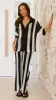 Kadri Button Up Shirt and Pants Set - Black / White sold by Billy J