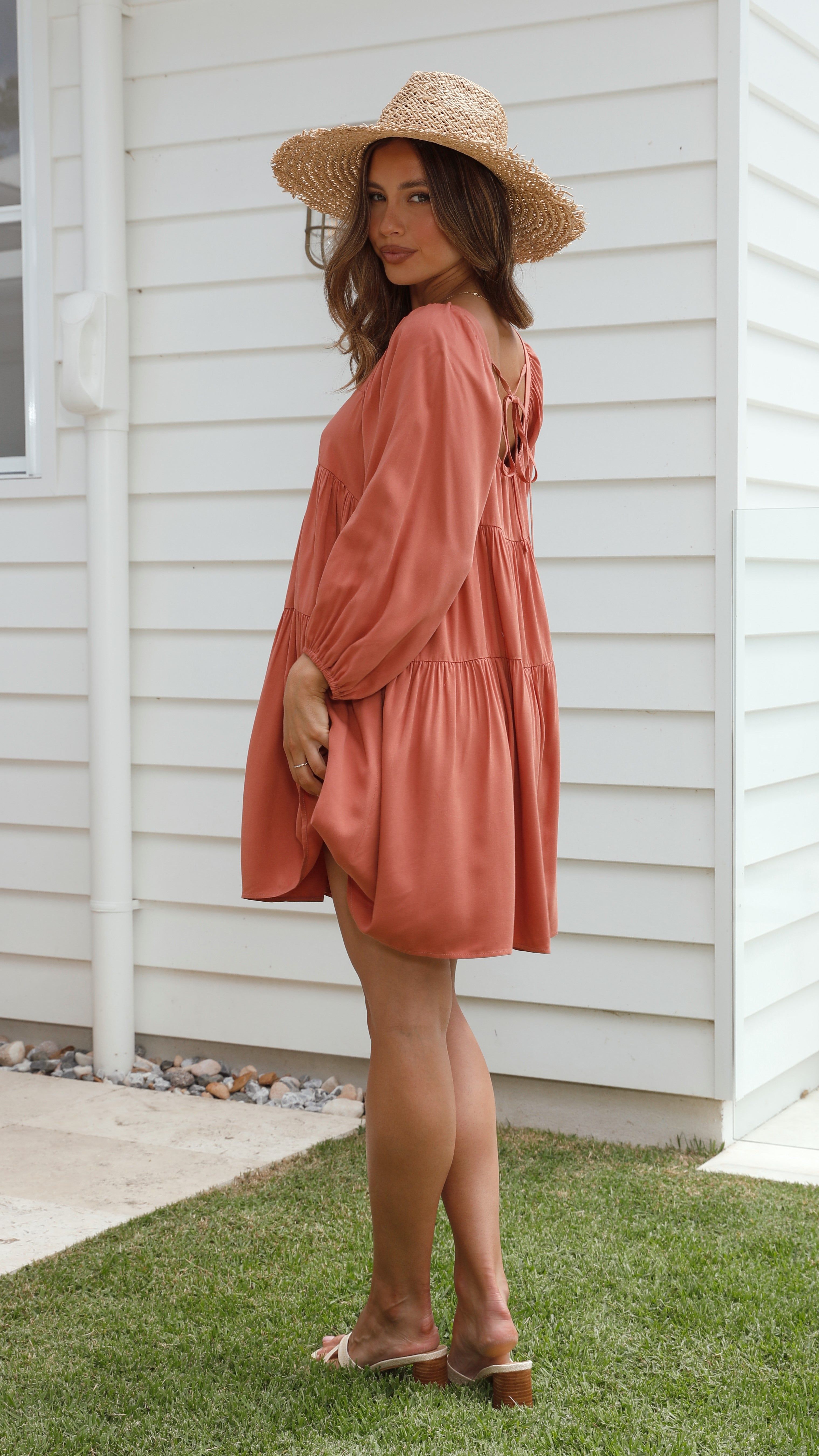 Lisa Dress- Orange sold by Billy J product image thumbnail 4