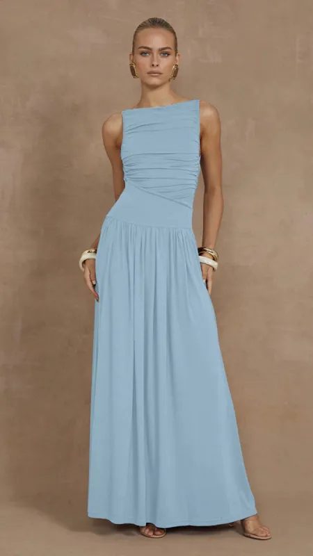 Nalla Maxi Dress - Ice Blue sold by Billy J