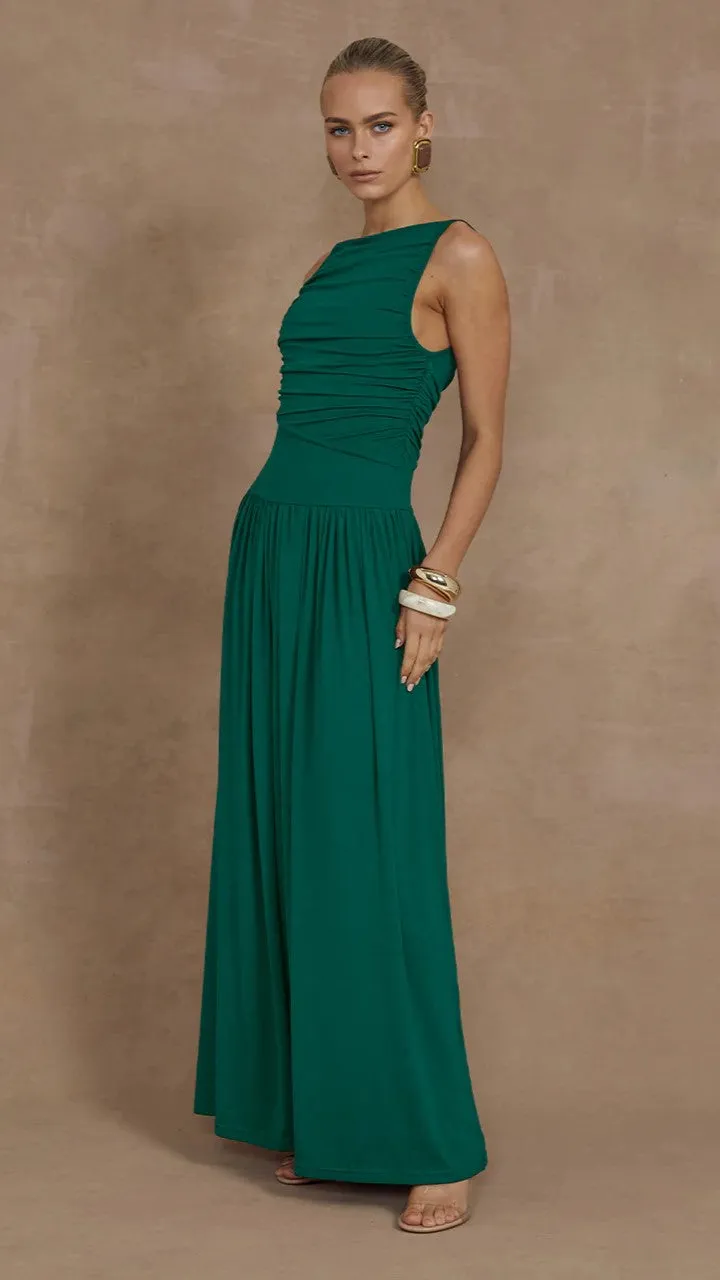 Nalla Maxi Dress - Emerald sold by Billy J product image thumbnail 3