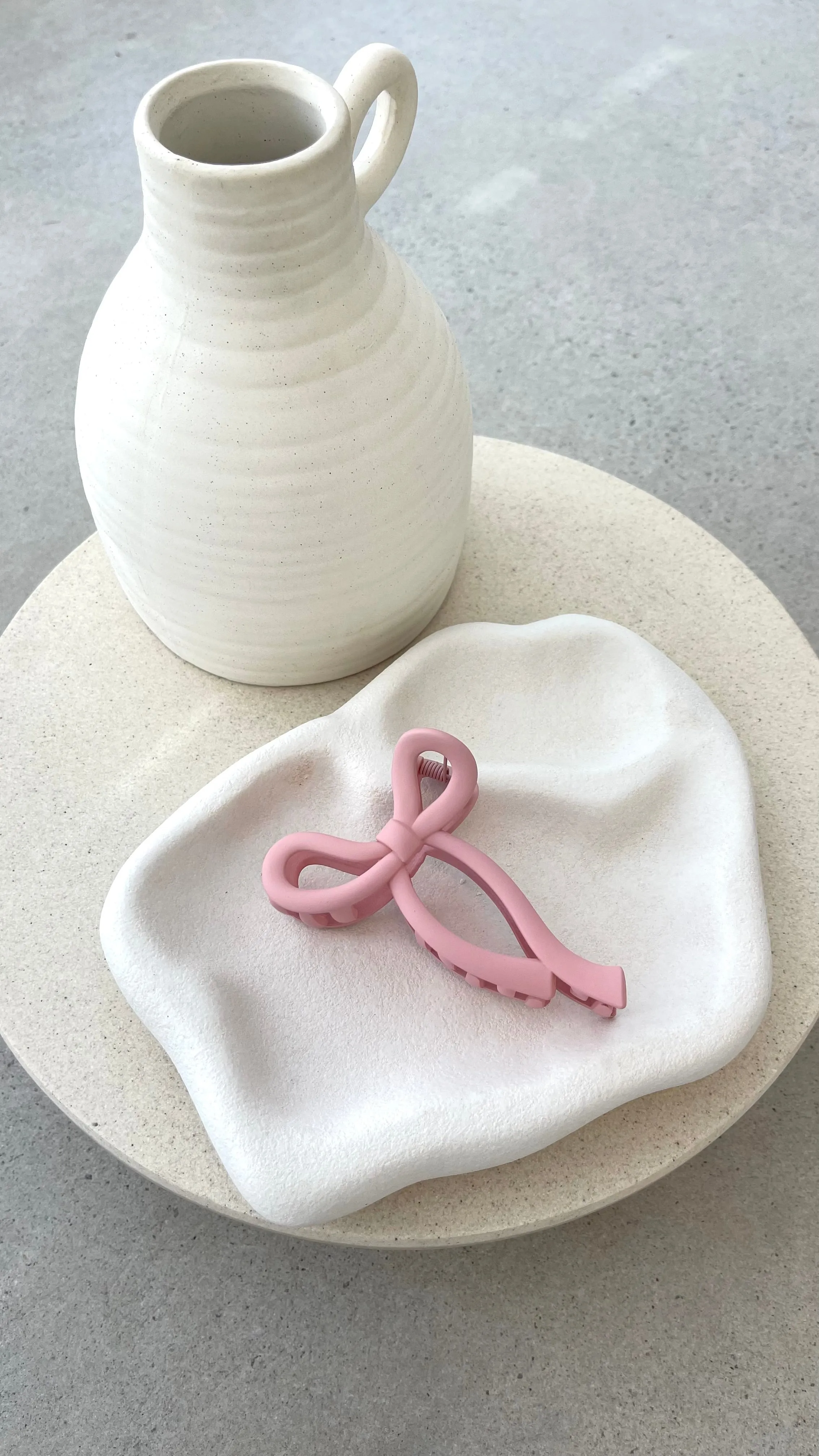 Matte Bow Claw Clip - Pink sold by Billy J product image thumbnail 2