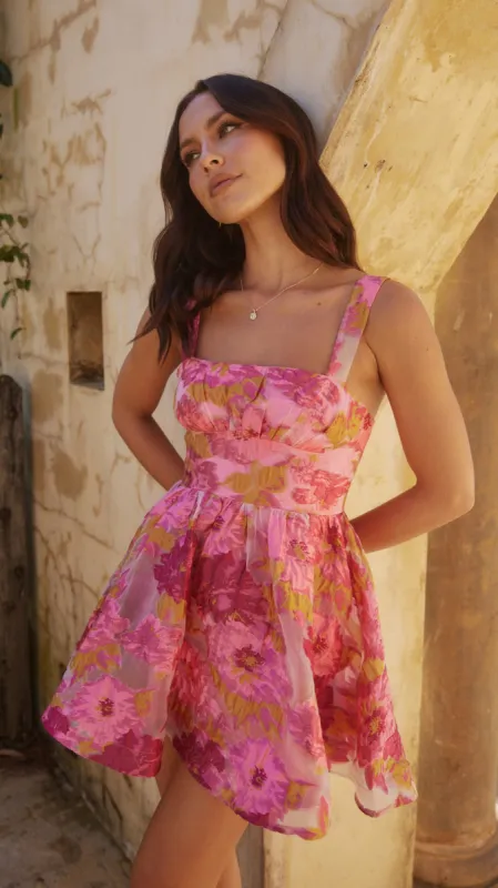 Malika Mini Dress - Pink sold by Billy J