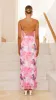 Ashley Maxi Dress - Pink Floral sold by Billy J