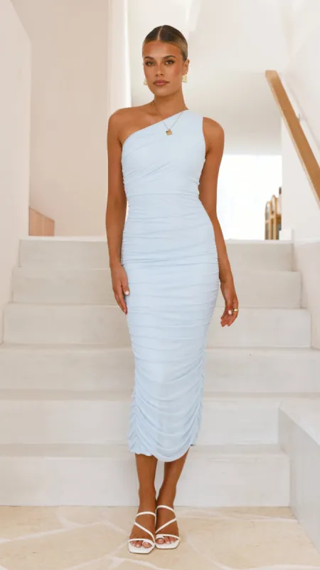 Natalia Midi Dress - Blue sold by Billy J