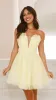 Mylee Mini Dress - Yellow sold by Billy J