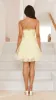 Mylee Mini Dress - Yellow sold by Billy J