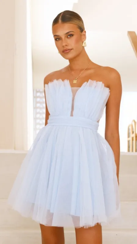 Mylee Mini Dress - Blue sold by Billy J