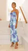 Hanne Maxi Dress - Blue Floral sold by Billy J