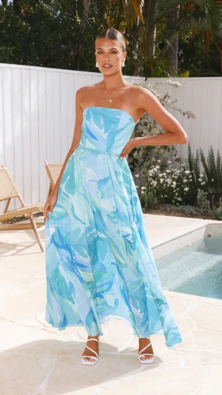 Daniella Maxi Dress - Blue sold by Billy J