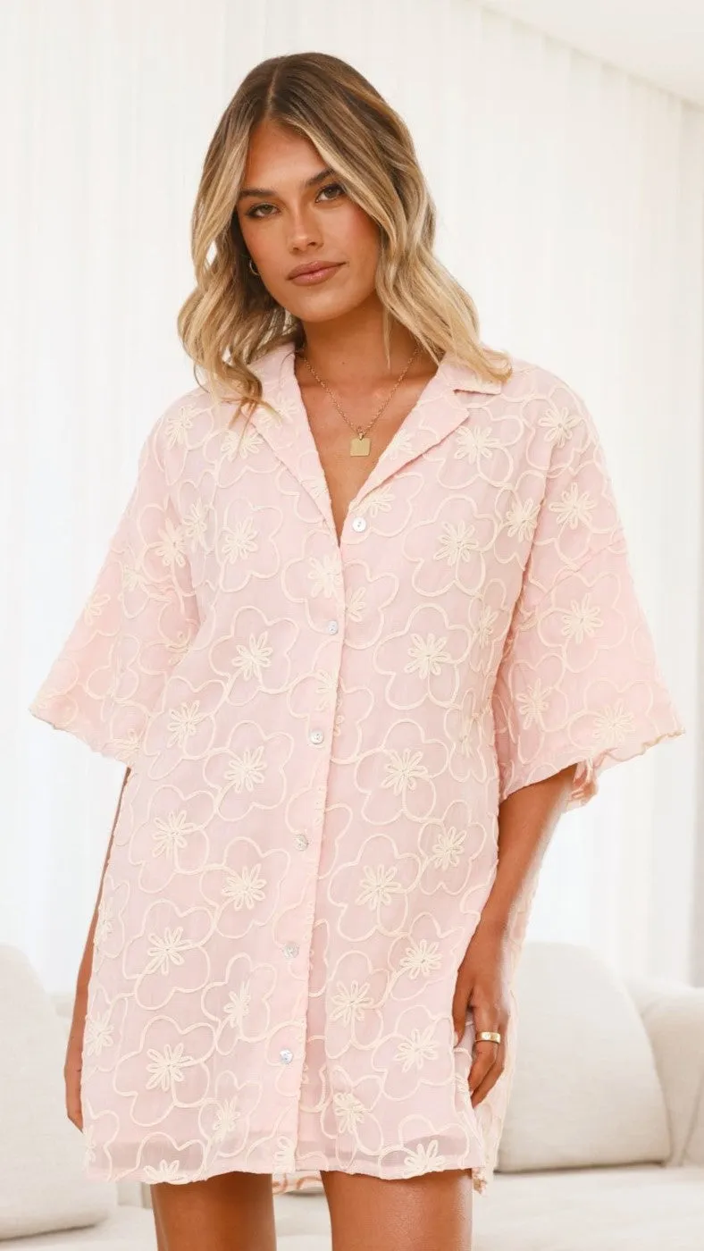 Jafari Mini Dress - Blush sold by Billy J