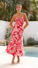Margie Midi Dress - Red Floral sold by Billy J