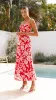 Margie Midi Dress - Red Floral sold by Billy J