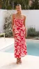 Margie Midi Dress - Red Floral sold by Billy J