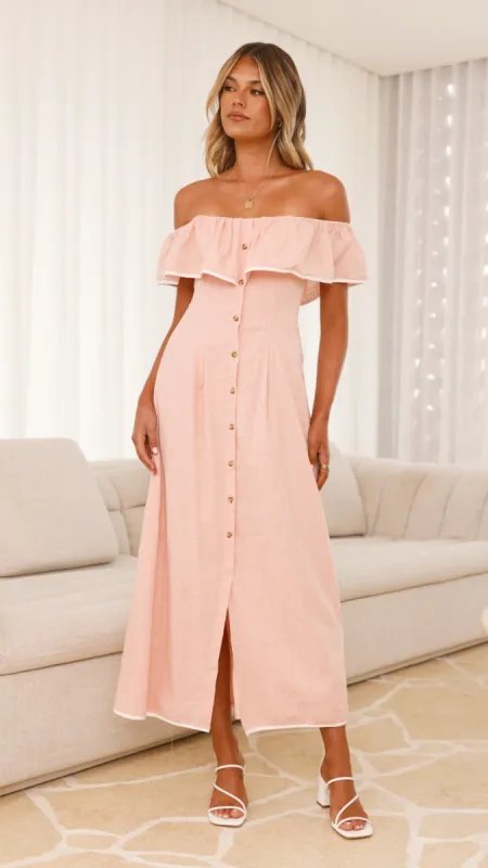 Ohela Maxi Dress - Blush sold by Billy J
