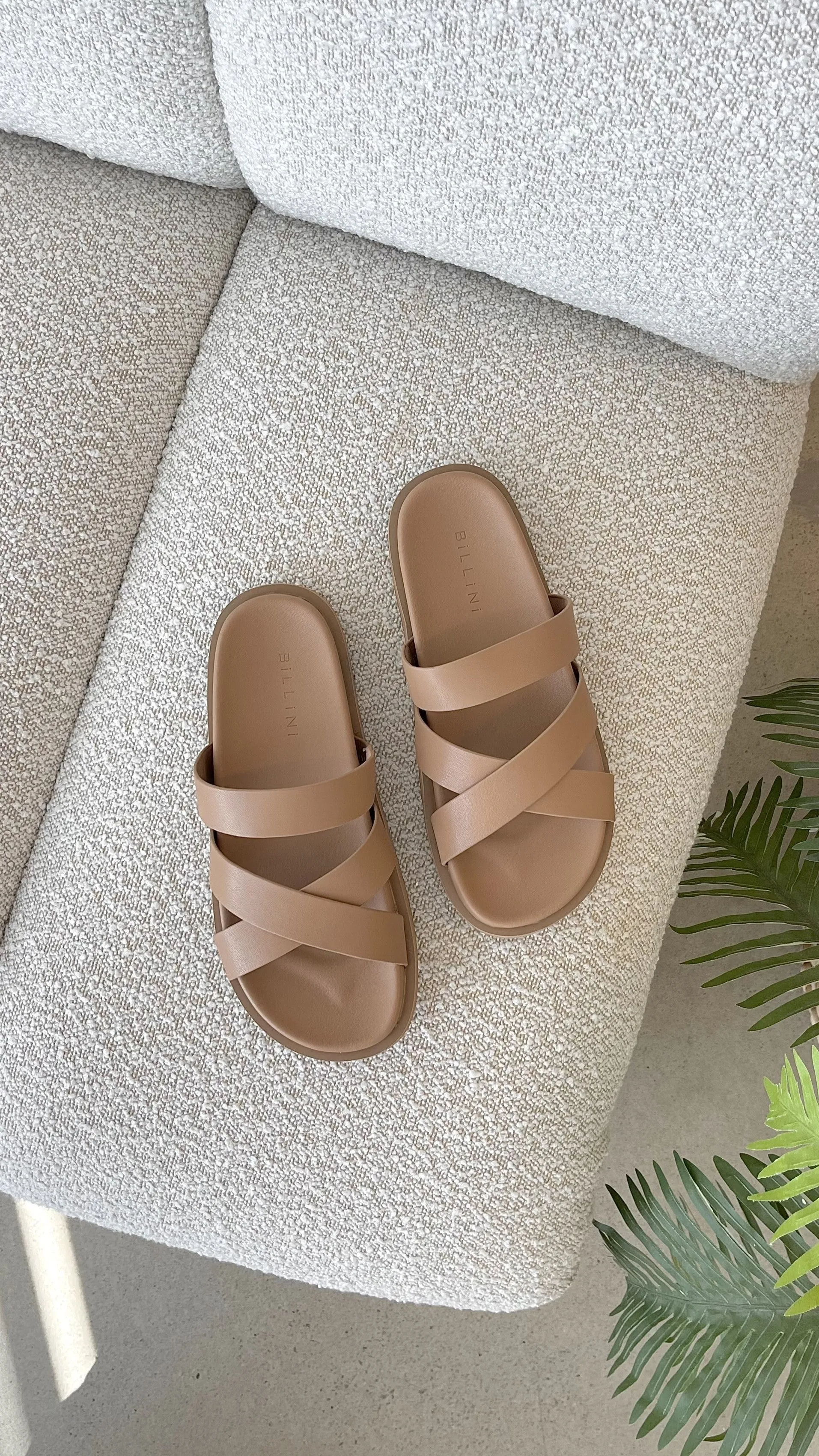 Teddi Slide - Dark Sand sold by Billy J