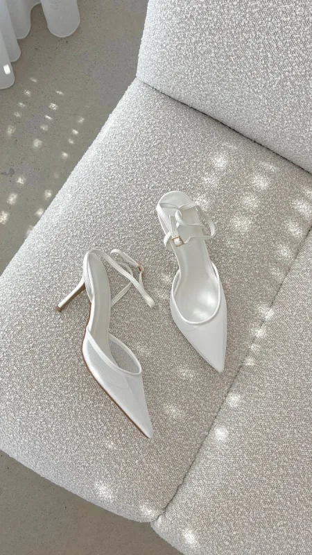 Ketifa Heel - White Mesh sold by Billy J