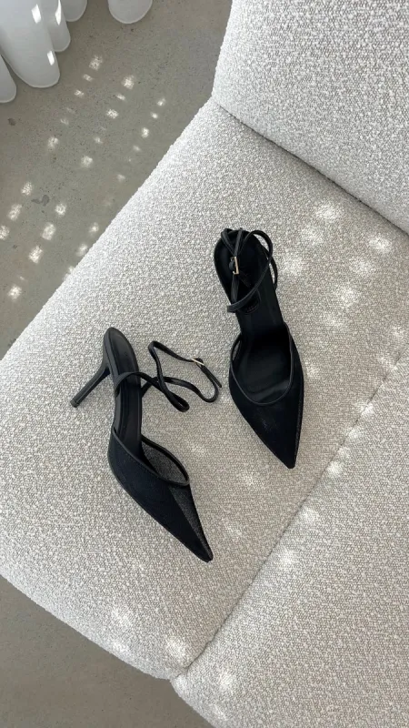 Ketifa Heel - Black Mesh sold by Billy J