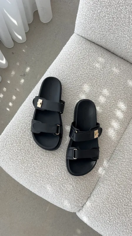 Amylee Slide - Black sold by Billy J