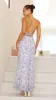 Margie Midi Dress - Blue Flower sold by Billy J
