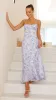 Margie Midi Dress - Blue Flower sold by Billy J